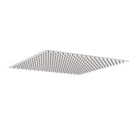 vidaXL Pomme de douche pluie acier inoxydable 304 40x40 cm carrée, pommeau de douche à effet pluie, pommeau de bain, pièce de douche