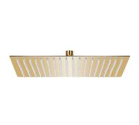 vidaXL Pomme de douche pluie Acier inoxydable 50x50 cm Carrée Doré