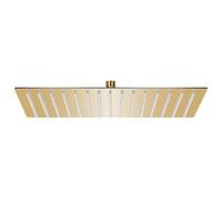 vidaXL Pomme de douche pluie Inox 40x30 cm Rectangulaire Doré