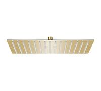 vidaXL Pomme de douche pluie Inox 40x30 cm Rectangulaire Doré