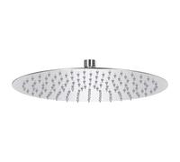 vidaXL Pomme de Douche Pluie Pulvérisateur Pommeau de Douche Tête de Douchette Accessoire de Salle de Bain Acier Inoxydable 304 30 cm Ronde