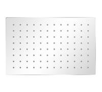 vidaXL Pommes de douche à effet pluie 2 pcs. Acier inoxydable 20 x 30 cm