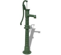 vidaXL Pompe à eau de jardin avec support en fonte vert G