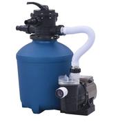 vidaXL Pompe Filtrante à Sable avec Minuterie Electrique Filtre à Sable Filtration de Piscine avec un Pré-filtre 530 W 10980 92247