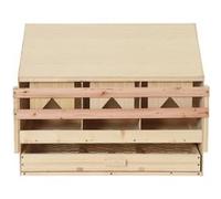 vidaXL Pondoir 3 compartiments 72x33x54 cm Pinède solide G