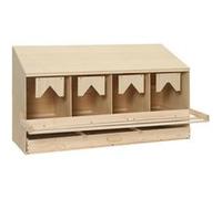 vidaXL Pondoir 4 compartiments 106x40x59 cm bois de pin massif 170657