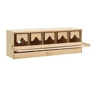 vidaXL Pondoir 5 compartiments 117x33x38 cm bois de pin massif 170660