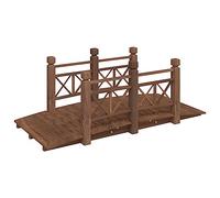 vidaXL Pont de Jardin avec Garde-Corps 150x67x56cm Bois Massif épicéa
