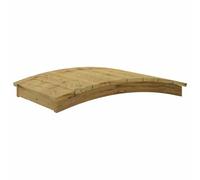 Vidaxl Pont De Jardin 110x74 Cm Bois Massif De Pin Imprã©Gnã©