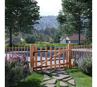 vidaXL Poort enkel 100x60 cm geÃ¯mpregneerd hazelaarhout142594 G