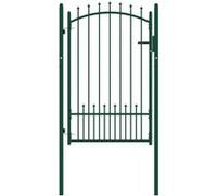 vidaXL Poort met speerpunten 100x150 cm staal groen146395 G