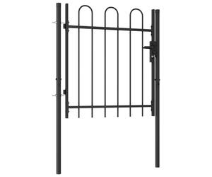 vidaXL Portail de clôture BOXTEL à porte simple avec arc en haut,