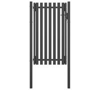 Vidaxl Portail De Clôture De Jardin Acier 1x2,25 M Anthracite