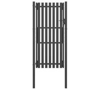 Vidaxl Portail De Clôture De Jardin Acier 1x2,5 M Anthracite