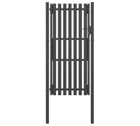 Vidaxl Portail De Clôture De Jardin Acier 1x2,5 M Anthracite