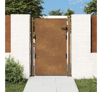 vidaXL Portail de jardin 105x130 cm acier corten