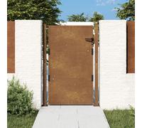 vidaXL Portail de jardin 105x155 cm acier corten