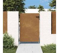 vidaXL Portillon de jardin avec serrure Barrière de sécurité 85x125 cm Acier Corten