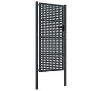 vidaXL Portail de jardin Anthracite 100x200 cm Acier 154564