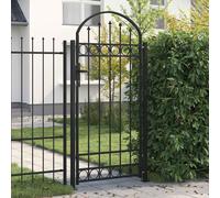 vidaXL Portail de Clôture avec Dessus Arqué Porte de Clôture Portillon de Jardin Porte de Jardin Portillon de Patio 145750