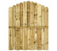 vidaXL Portillon de jardin – Barrière de sécurité, avec clous, bois pin imprégné