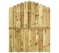 vidaXL Portail de jardin Bois de pin imprégné 100x125 cm