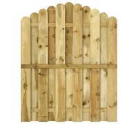 vidaXL Portail de jardin Bois de pin imprégné 100x125 cm