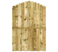 vidaXL Portail de jardin Bois de pin imprégné 100x150 cm