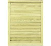 vidaXL Portail de jardin Arche portillon Bois de pin imprégné FSC 125 x 100 cm