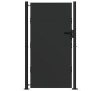 vidaXL Portail de jardin moderne : la barrière idéale pour protéger ta maison. Elle est chic et résistante aux intempéries !