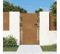 vidaXL Portail de jardin 105 x 180 cm en acier corten