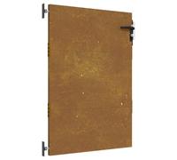 vidaXL Portail de jardin 85x125 cm acier corten