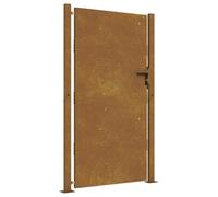 vidaXL Portail de jardin 105 x 180 cm en acier corten