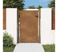 vidaXL Portail de Jardin Portillon de Patio avec Serrure Barrière de Sécurité Porte d'Extérieure Terrasse 105x130 cm 153204