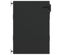 vidaXL Portail de Jardin - Une barrière Classe pour Ton allée ou Jardin. Ce Style Moderne apporte Une Belle Touche à n'importe Quelle entrée et est idéal pour sécuriser ta Cour.