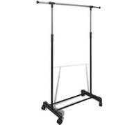 vidaXL Port-manteau 50259 réglable 4 roulettes 1 rail d'accrochage
