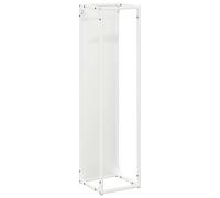 vidaXL Portant de bois chauffage blanc 25x25x100 cm