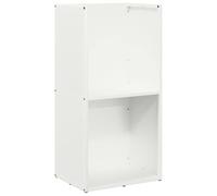 vidaXL Support à bûches de cheminée 40x30x80 cm Blanc