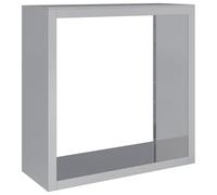 vidaXL Portant de bois de chauffage 100x40x100 cm acier galvanisé