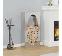 Portant de bois chauffage noir 50x23x100 cm vidaXL