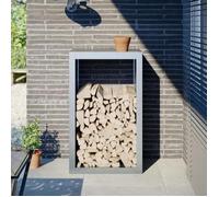 vidaXL Portant de bois de chauffage 60x40x100 cm acier galvanisé