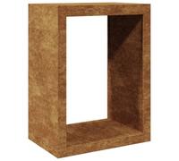 vidaXL Portant de Bois de Chauffage 60x40x80 cm Acier résistant aux intempéries, Magasin de bûches, Porte-bûches de cheminée, Support de bûches, Stockage de bûches