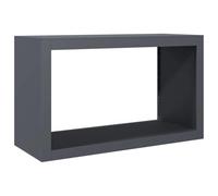 vidaXL Porte-bûches 100x40x60 cm Acier Anthracite – Portant de bois de chauffage