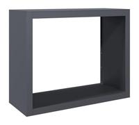 vidaXL Portant de Bois de Chauffage Anthracite 100x40x80 cm Acier, Magasin de bûches, Porte-bûches de cheminée, Support de bûches, Stockage de bûches