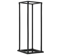 vidaXL Porte-bûches Portant de bois stable avec base 37x37x113 cm Acier