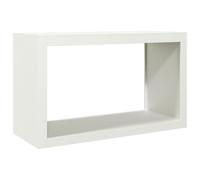 vidaXL Portant de bois de chauffage 100x40x60 cm acier Blanc