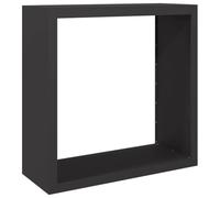 vidaXL Portant de Bois de Chauffage Noir 100x40x100 cm Acier, Magasin de bûches, Porte-bûches de cheminée, Support de bûches, Stockage de bûches