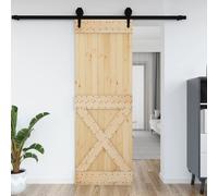 vidaXL Porte 80x210 cm bois massif de pin
