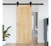 vidaXL Porte 90x210 cm bois massif de pin