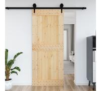 vidaXL Porte 95x210 cm bois massif de pin